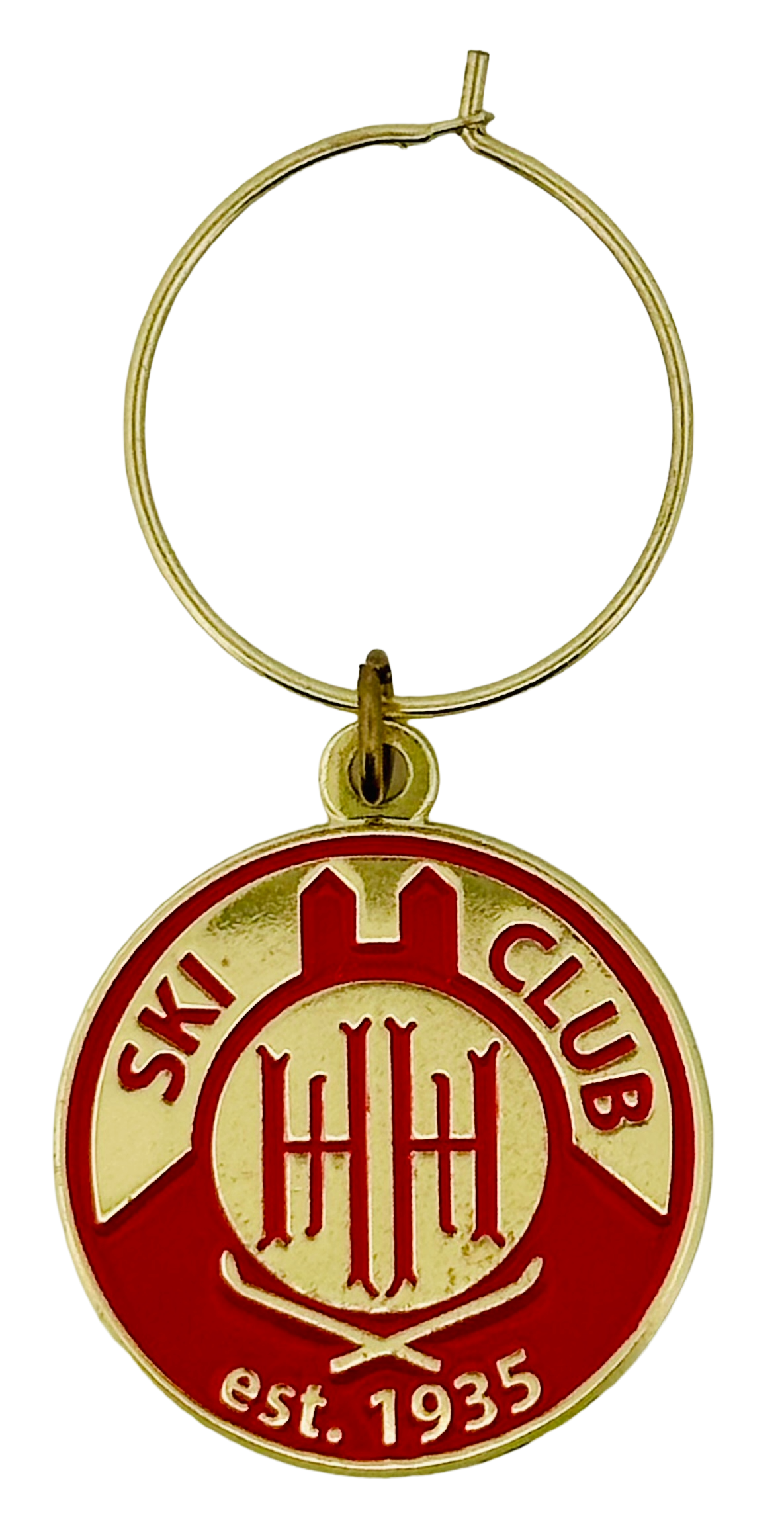 Ski Club Wine Charm Ski Club Wine Charm