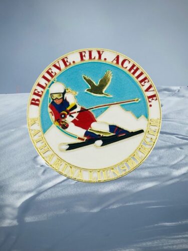 Custom Skiing Pins - Olympic Skier