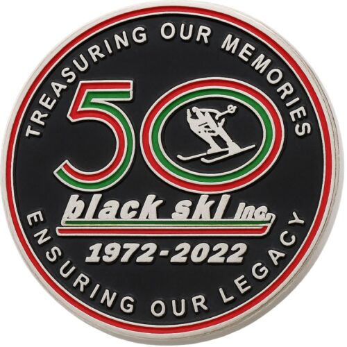 Find Inspiration for Your Skiing Pins - Custom-50th-Anniversary-Skiing-Pin