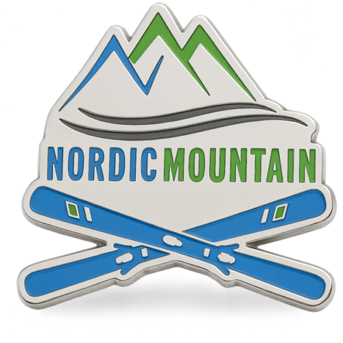 Find Inspiration for Your Skiing Pins - Nordic-Mountain-Custom-Lapel-Ski-Enamel-Pin-Design